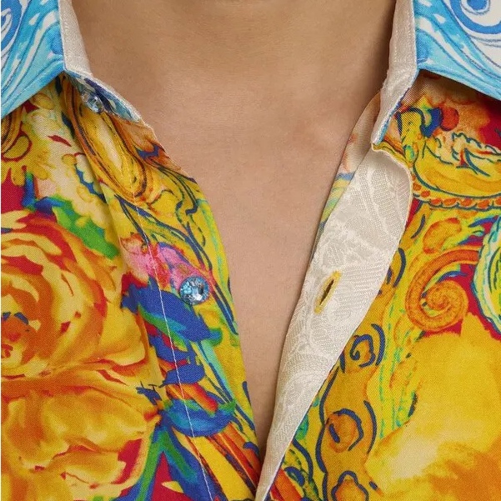 NWT Robert Graham Limited Edition “The B Hudson” 100% Silk 50%Off Original Price - Picture 5 of 14